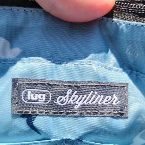 Lug Black Skyliner Tote with Rainbow Stitching - Picture 4 of 8